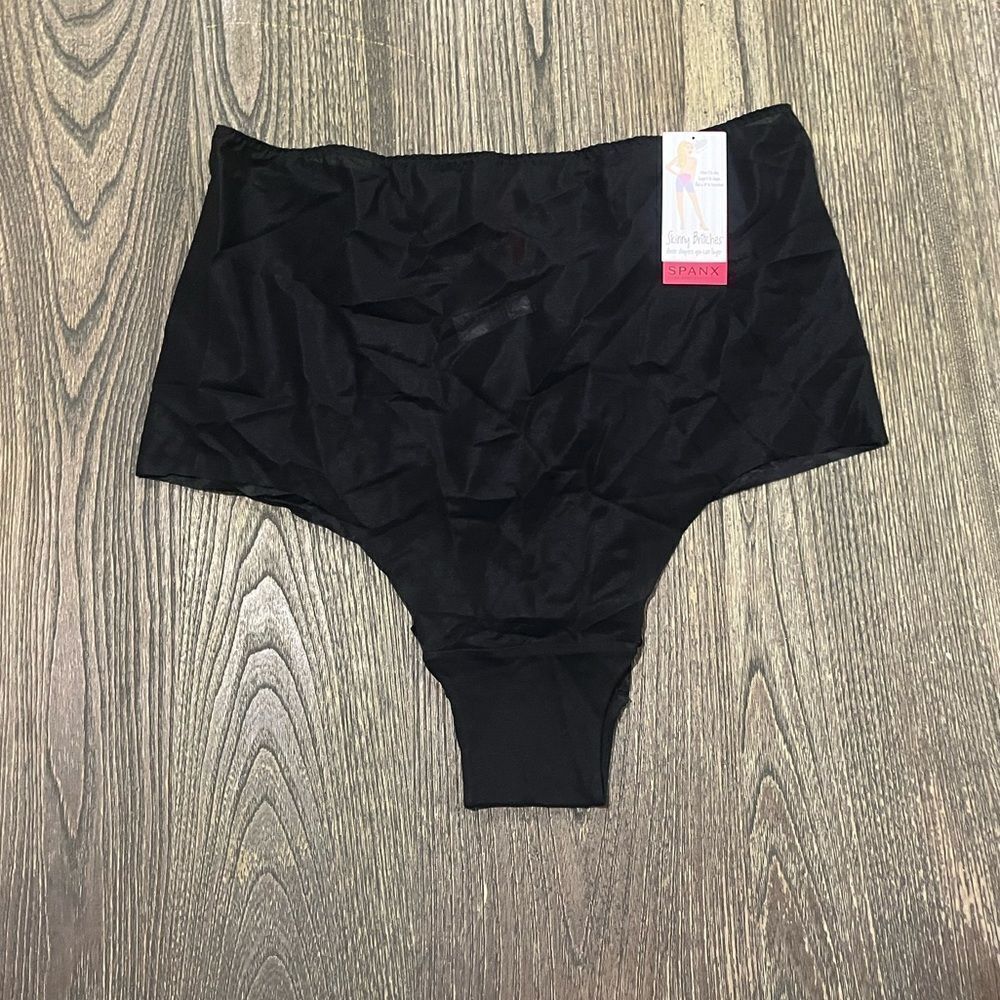 NWT Spanx Skinny Britches Hipster Panty Sheer Shaper Underwear Black Size 3X